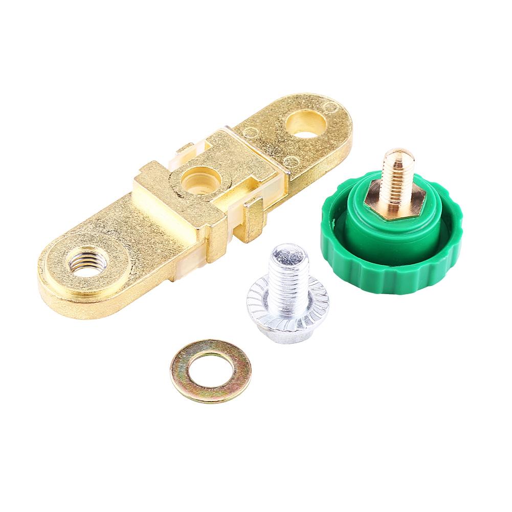 1Pcs Green Head Car Battery Terminal Link Switch Quick Cut off Disconnect Auto Accessory