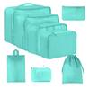 Seven-Piece Travel Storage Set: Wash Bag, Clothes, Underwear Organizer & Folding Sub-Pack