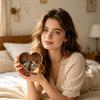 Heart Shaped Wooden Storage Box - Decorative Display for Home Shelf