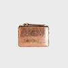 Emma Card Coin Purse Light Orange Foil