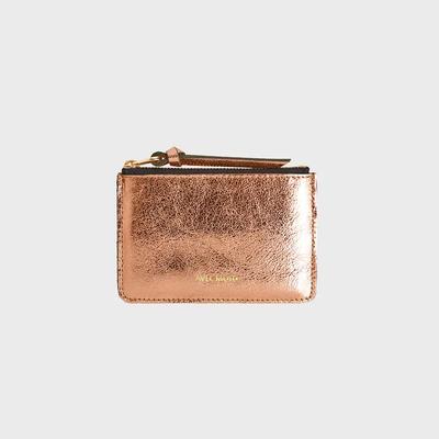 Emma Card Coin Purse Light Orange Foil
