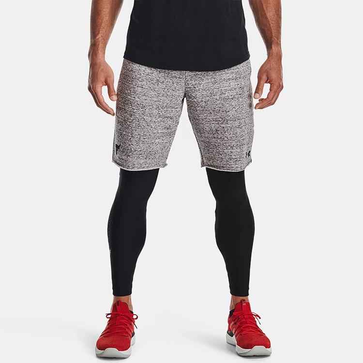 Under Armour Johnson Series Warm Training Breathable Shorts Men shorts Gray 1361751-112