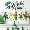 St. Patrick's Day Clover Letter Bedroom Living Room Study Room Holiday Decoration Beautification Stickers