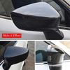 2 Peças Tampas de Cobertura para Espelho Retrovisor Lateral Porta Traseira Acessórios de Acabamento para Mazda 3 Axela 2014 2015 2016 2017 2018 Fibra de Carbono