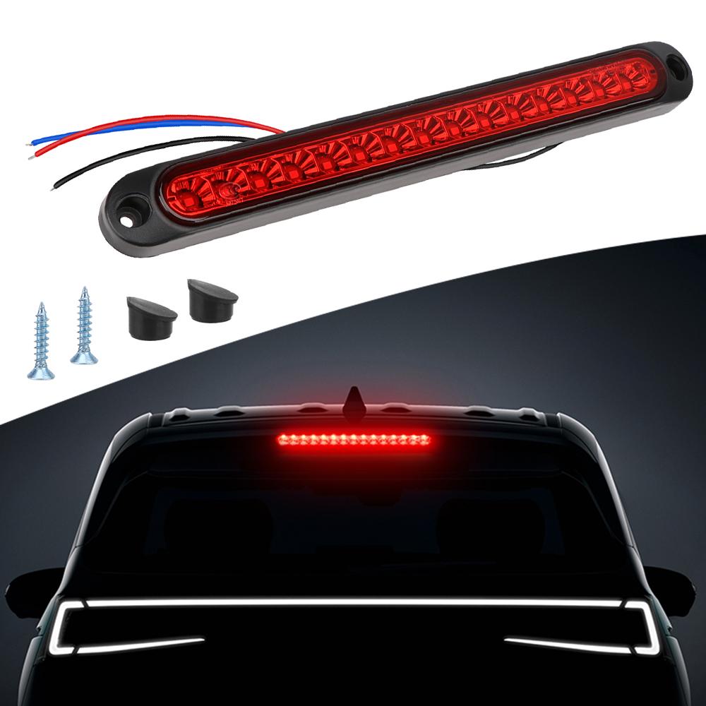 15LED Light Strip Turn Signal Lamps for Truck Trailer Lorry Bus Brake Light Car Lights Rear Brake Lamp Warning Tail Light
