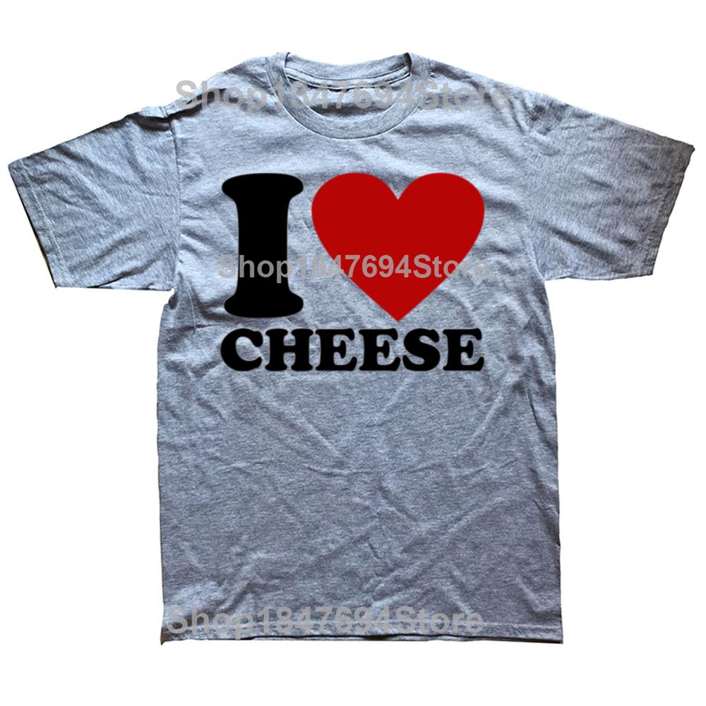 Funny I Love Cheese Graphic Tshirts Men Womens Fashion Casual Tshirt 100 Cotton Loose Oversized Vegan Fiend T Shirt