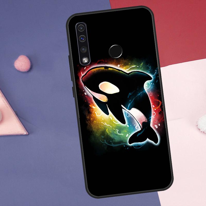 Shark and Killer Whale Case For Huawei Nova Y72 Y73 Y70 Y90 Y60 Y61 Y91 12s 12i 11i 8i 9 10 SE P30 P40 Lite P60 Pro
