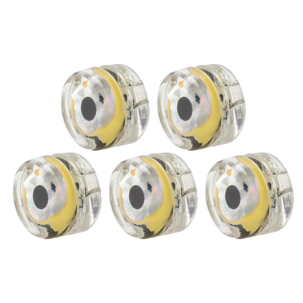 5Pcs Underwater Lure Lamp Compact Lightweight Waterproof LED Fishing Bait Light for Fresh Water