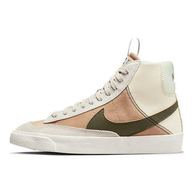 Blazer Mid 77 SE GS Dance - Sanddrift Kids Sneakers Brown Light-Silver Phantom DQ0369-100