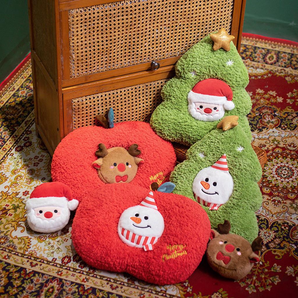 Plush Pillow, Fruit Shape Pillow, Christmas, Christmas Eve, Sofa Decoration Pillow