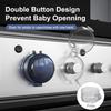 Universal Plastic Stove Knob Covers Anti-dirty Non-slip Gas Stove Knob Cover Dustproof Switch Cover Security Protection