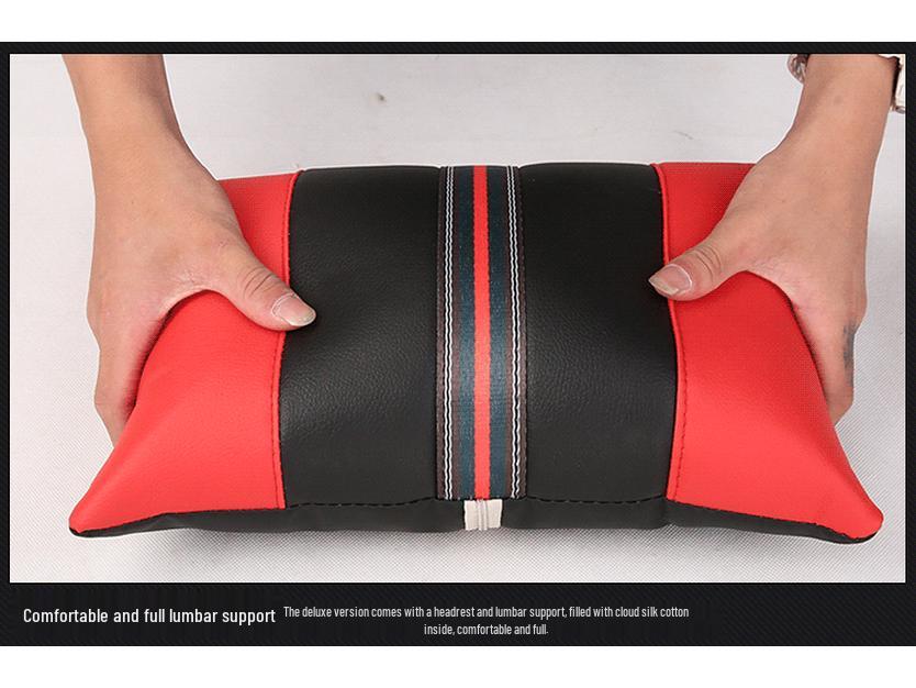 Cuscino Universale in Pelle per Sedile Auto per Quattro Stagioni, Adatto per Piccole Auto, SUV, Veicoli Fuoristrada e Coupé, Compatibile con Cinque Posti