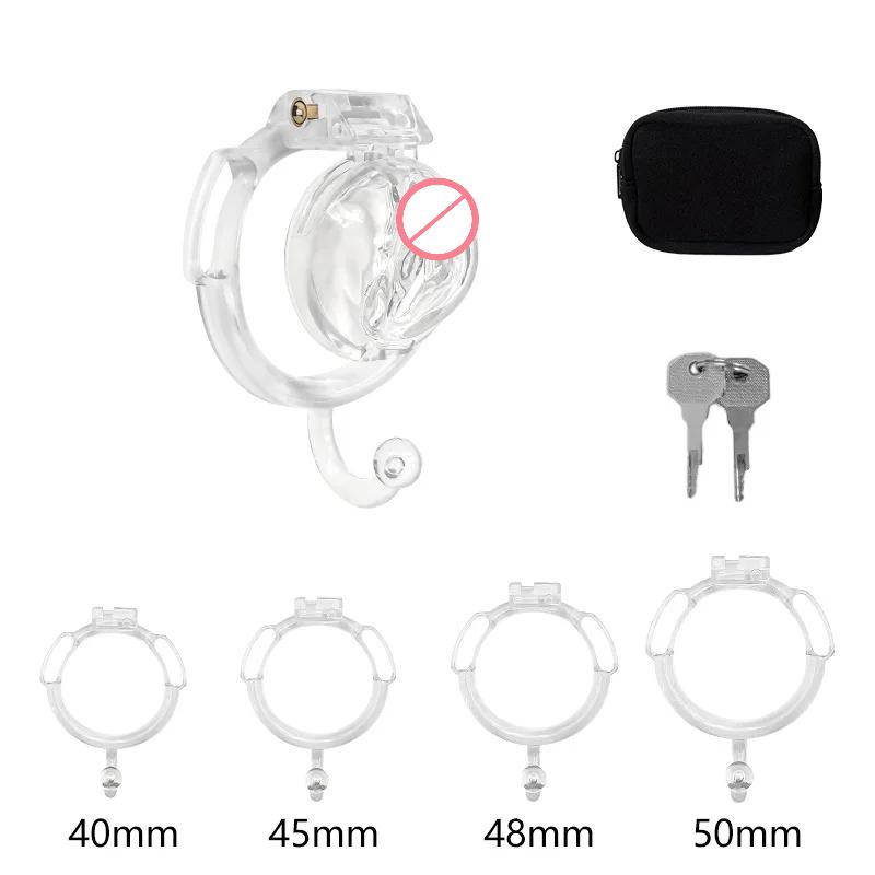 Male Chastity Device Restrain Sex Toy Penis Ring Penis Bondage Gear Femboy Toy Fake Vagina Chastity Lock CB Lock Chastity Cage