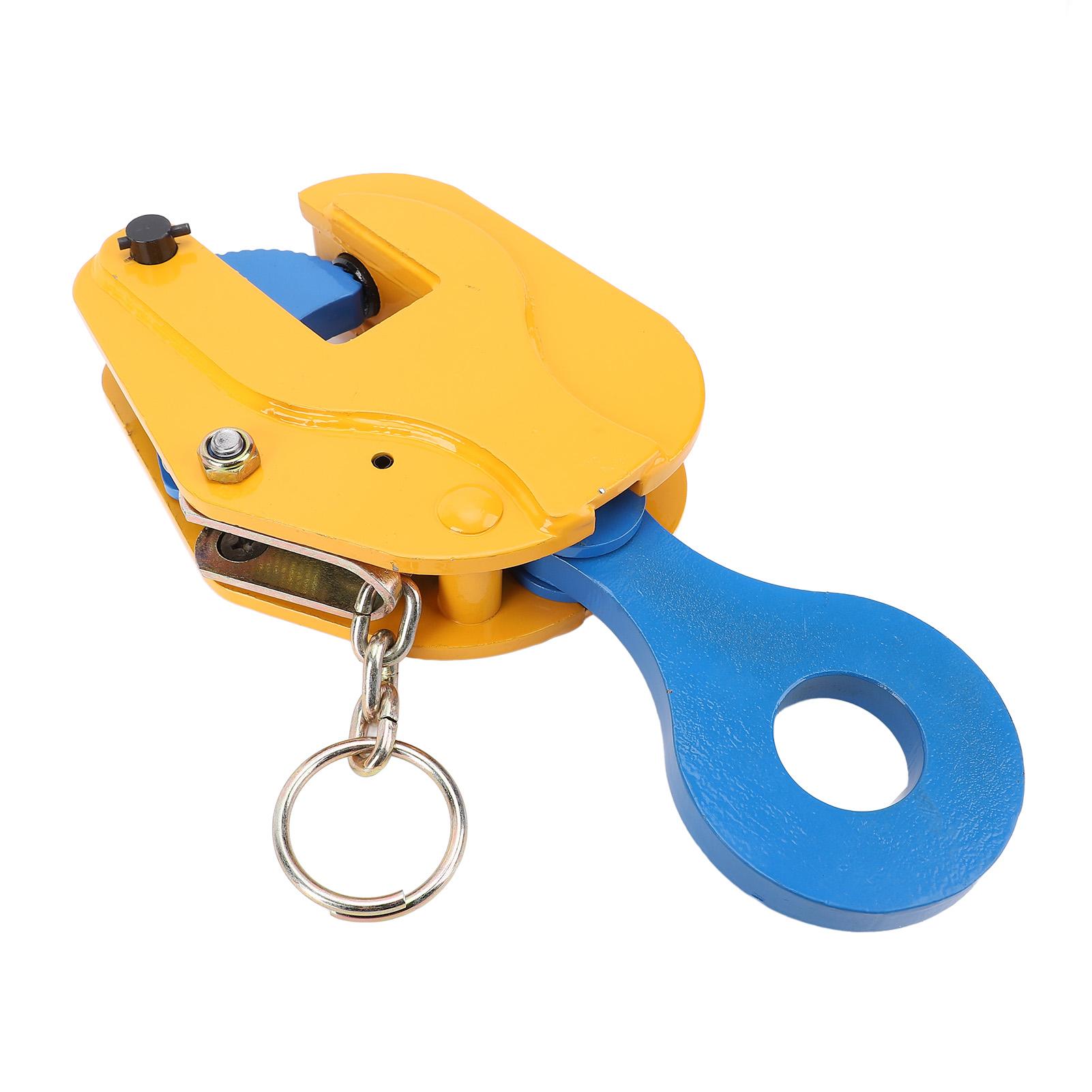 

Sheet Metal Lifting Clamp Vertical Plate Clamp 2T 4400LBS 0-30mm Jaw Opening Flat Sheet Metal Clamp for Lifting and Transporting жовтий