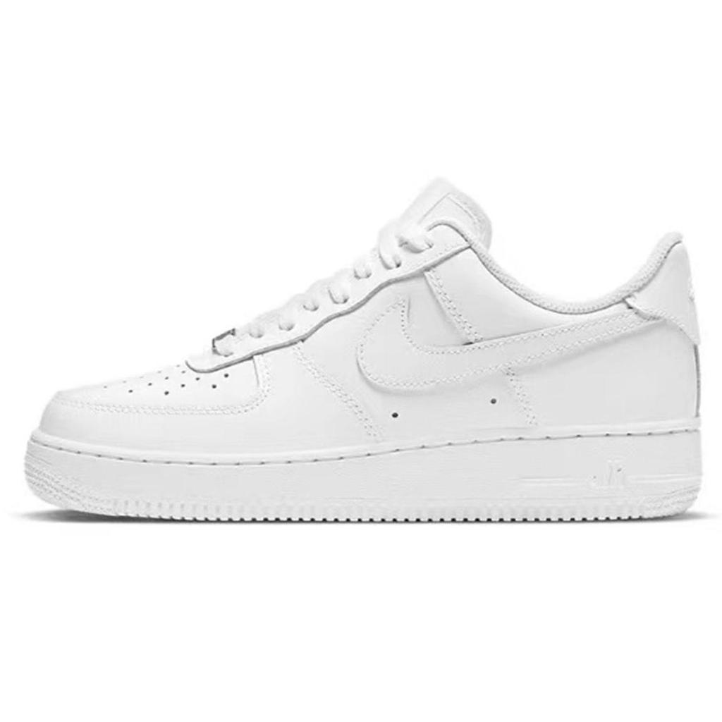 Nike Air Force 1 Slip Resistant Low top Skateboard Shoes Men's White CW2288-111(Team147-)