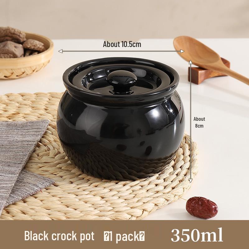 Ceramic Double-Boiling Steaming and Stewing Pot for Shaxian Soup