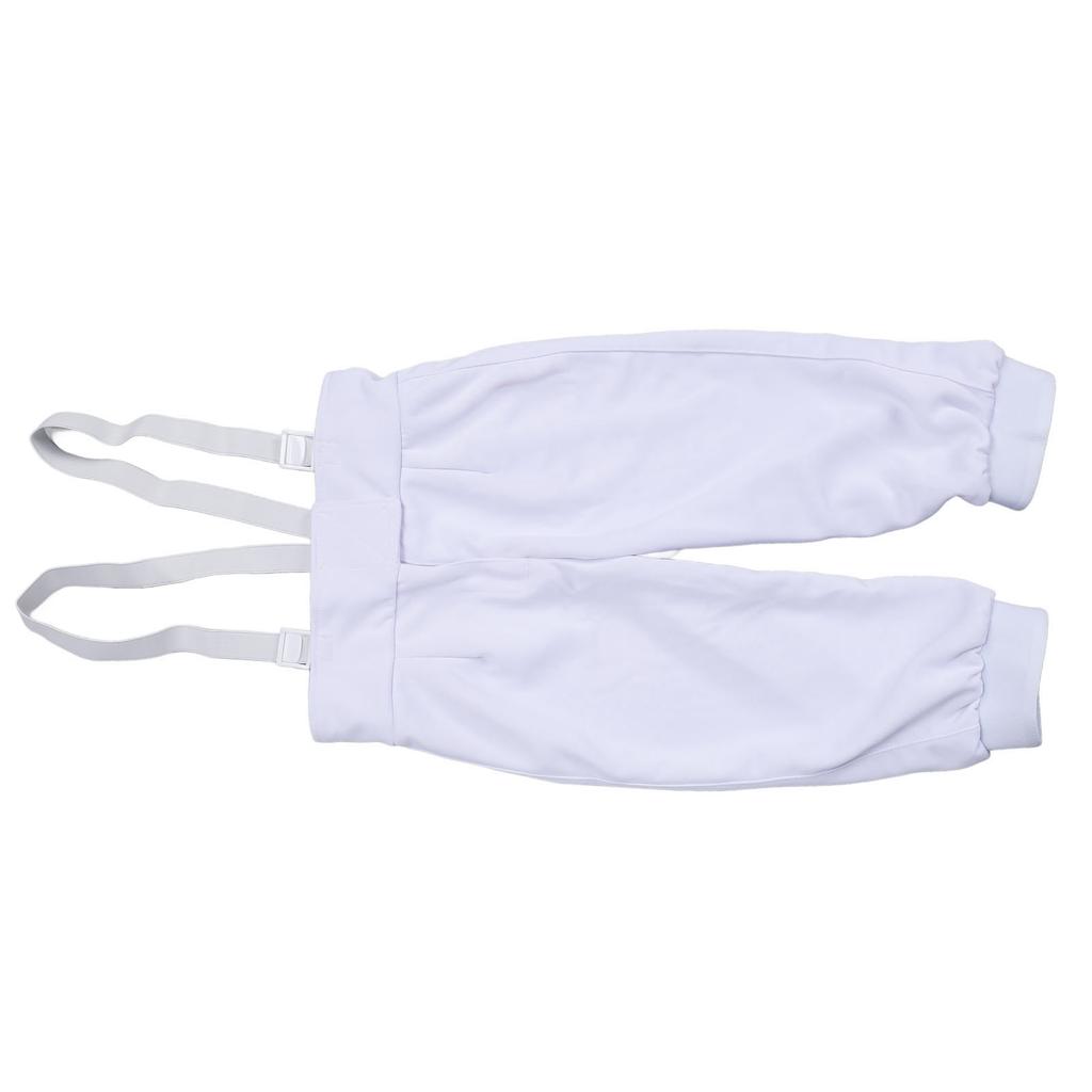 Pantalon d'escrime pour enfants Tissu résistant aux perforations Réglable Épais Uniforme d'escrime pour enfants Combinaison pour l'entraînement au Fleuret Épée Sabre 50