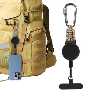 Einziehbares Lanyard für das Telefon, Länge verstellbar, Diebstahlschutz-Zubehör, Telefon-Sicherungsband für Büro, Schule, Reisen, Urlaub