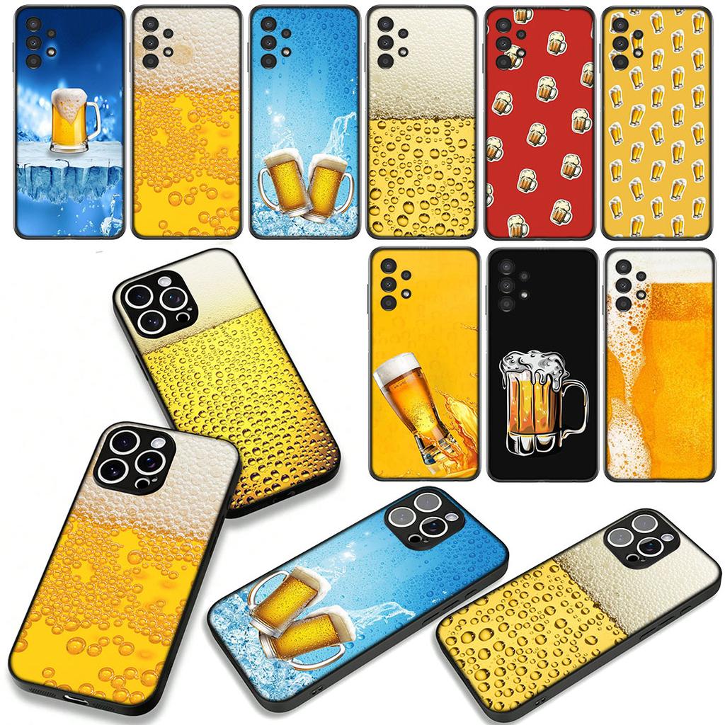 World Beers Summer Cover Phone Case for Samsung Galaxy A36 A17 A26 A07 A35 A54 A53 A13 A33 A34 S8 S9 S20 S21 FE S10 Plus Coque