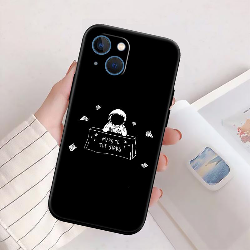 BH4 Astronaut Planet Space Moon Phone Case for Samsung Galaxy S20 S21 S22 Ultra FE + Plus A21S A22 A24 A25 A26 A30 A30S A31