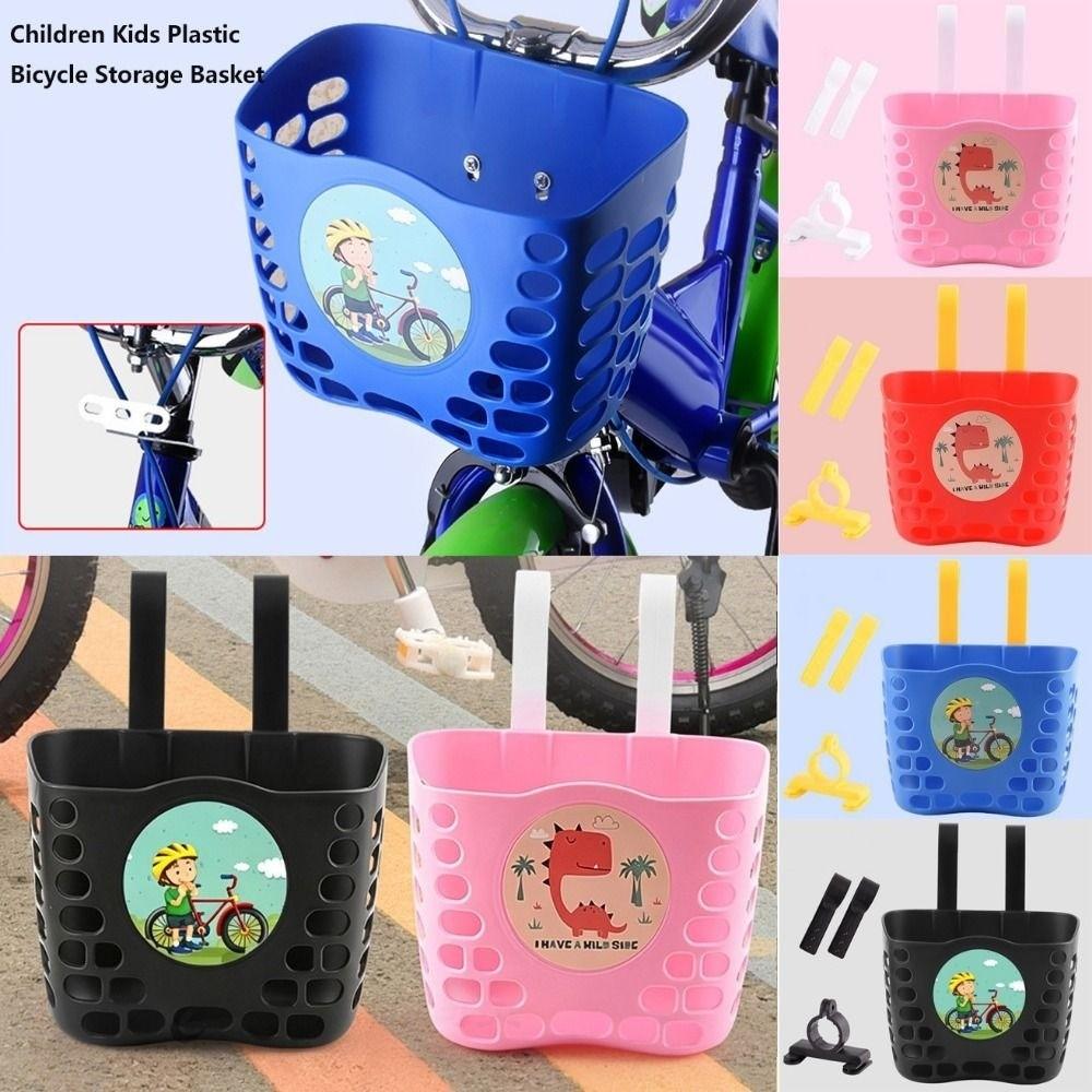 Multicolors Children Kids Basket Plastic Student Front Basket Bike Accessories