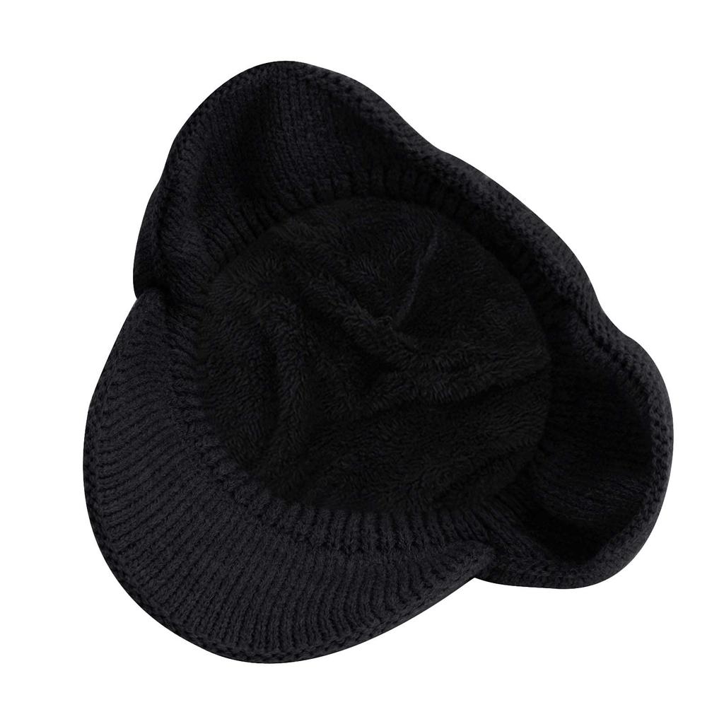 Afindern Knit Cap for with Earmuffs and Fleece and Stylish Casual Hat for Outdoor and Available In 2 Colors for Fall and Winter Men's Cycling, Lining,