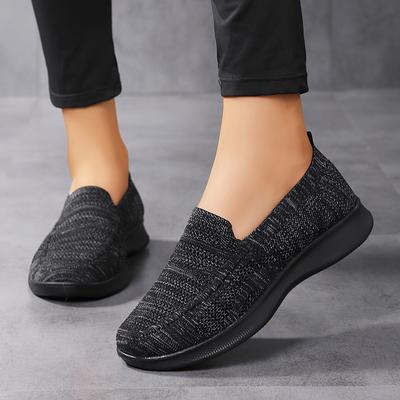 Nouvelles Baskets Respirantes en Mesh Femmes Légères Confortables Slip On Chaussures Plates Décontractées Dames Mocassins Chaussettes Chaussures Femmes Zapatillas Mujer