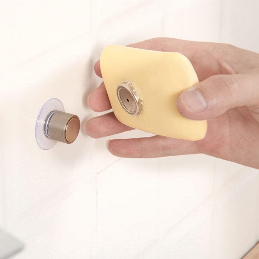 Magnetic Soap Holder Wall Mounted: 2PCS Shower Suction up Bar Soap Holder Soap Saver Self Draining Soap Dishes for Bathroom - Soap Bar Holder