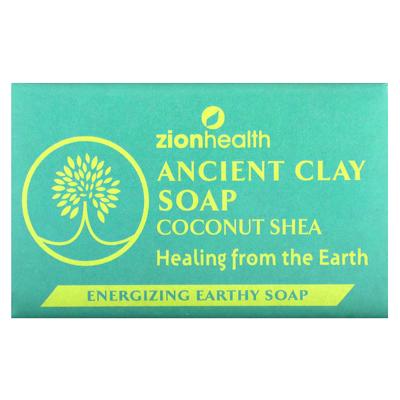 Ancient Clay Soap, Rejuvenating Earth Soap, Coconut Shea, 6 Oz (170 G)