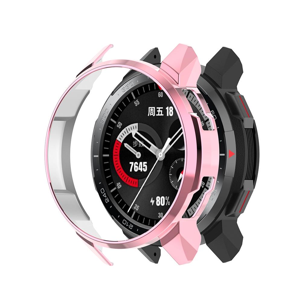 Electroplated PC Protective Case For Huawei Honor Watch GS Pro Hollow Protector Shell Frame Bumper