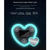 Wireless Car LED Heart Light Easy Installation Atmosphere Breathing Lamp  Vehicle Decoration