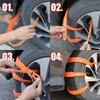 10/1Pcs Anti Skid Snow Chains Car Winter Tire Wheels Chain Winter Outdoor Snow Tire Emergency Anti-Skid Auto Accessories
