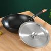 Heat-resistant Household Stir Fry Pot Cover Prevents Leakage With Edge Cover