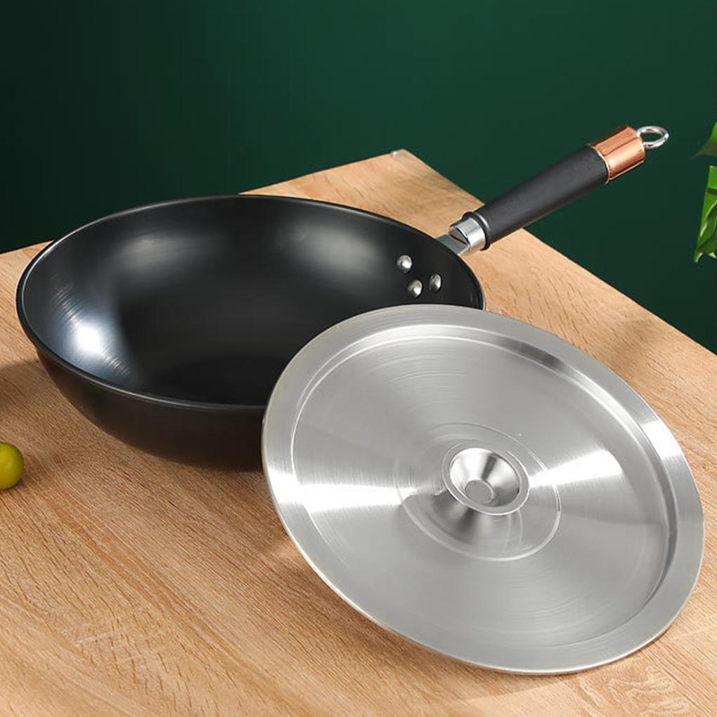 Heat-resistant Household Stir Fry Pot Cover Prevents Leakage With Edge Cover