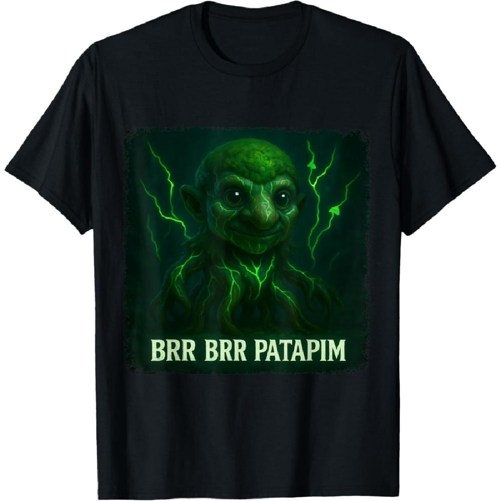 

BRR BRR Patapim - Italian Brainrot Meme T-Shirt(2) XXXXXL чорний