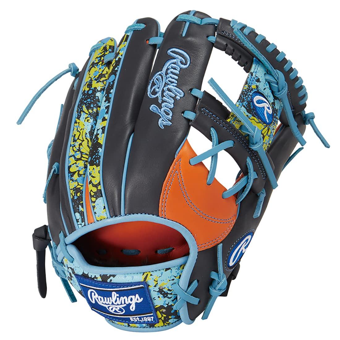 

Rawlings Baseball Glove Adult Soft HOH BLIZZARD Wizard Size GR3HON52MG Orange throwers & #01 [For Infielders] 11.25 For right-handed