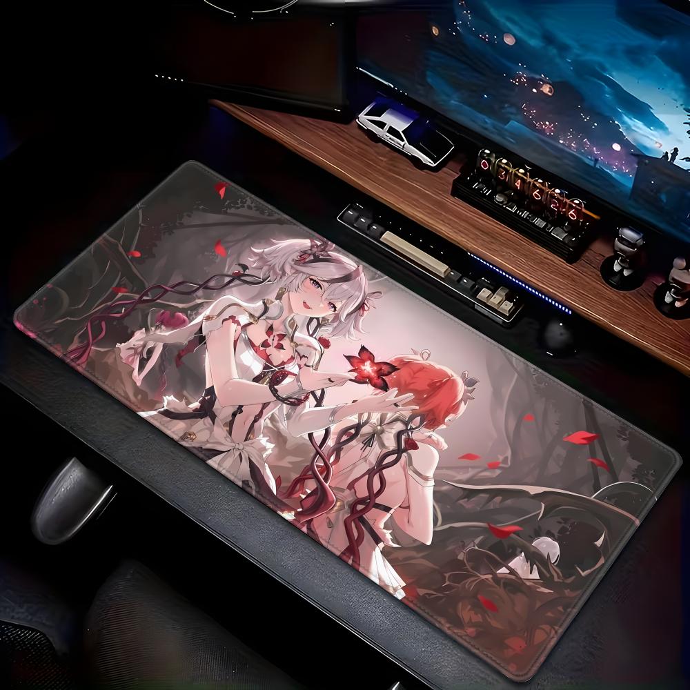 Wuthering Waves Chun Mouse Pad - XXL HD Game Character Print, Stitched Anti-Fray Edges, Non-Slip for Anime Game Enthusiasts