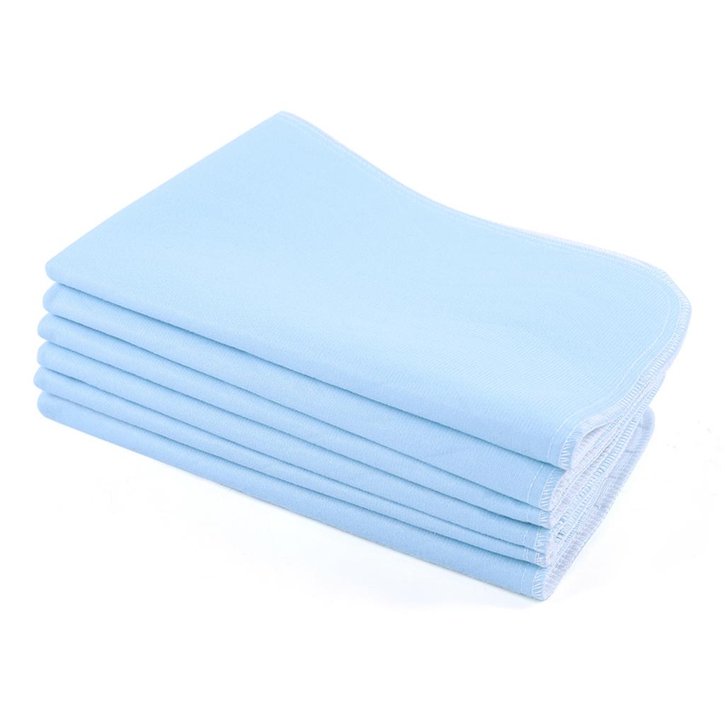 Absorbent 6pcs Reusable Washable Pad, for Elderly, Babies, Bed-wetting Children, Woman's Menstrual Periods and Physical Discomfort People with A