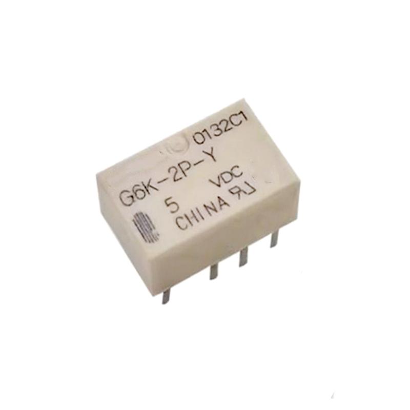 5PCS 10PCS G6K-2P-Y-3VDC G6K-2P-Y-5VDC G6K-2P-Y-12VDC G6K-2P-Y-24VDC Two-open Two-close 8-pin 2A Signal Relay