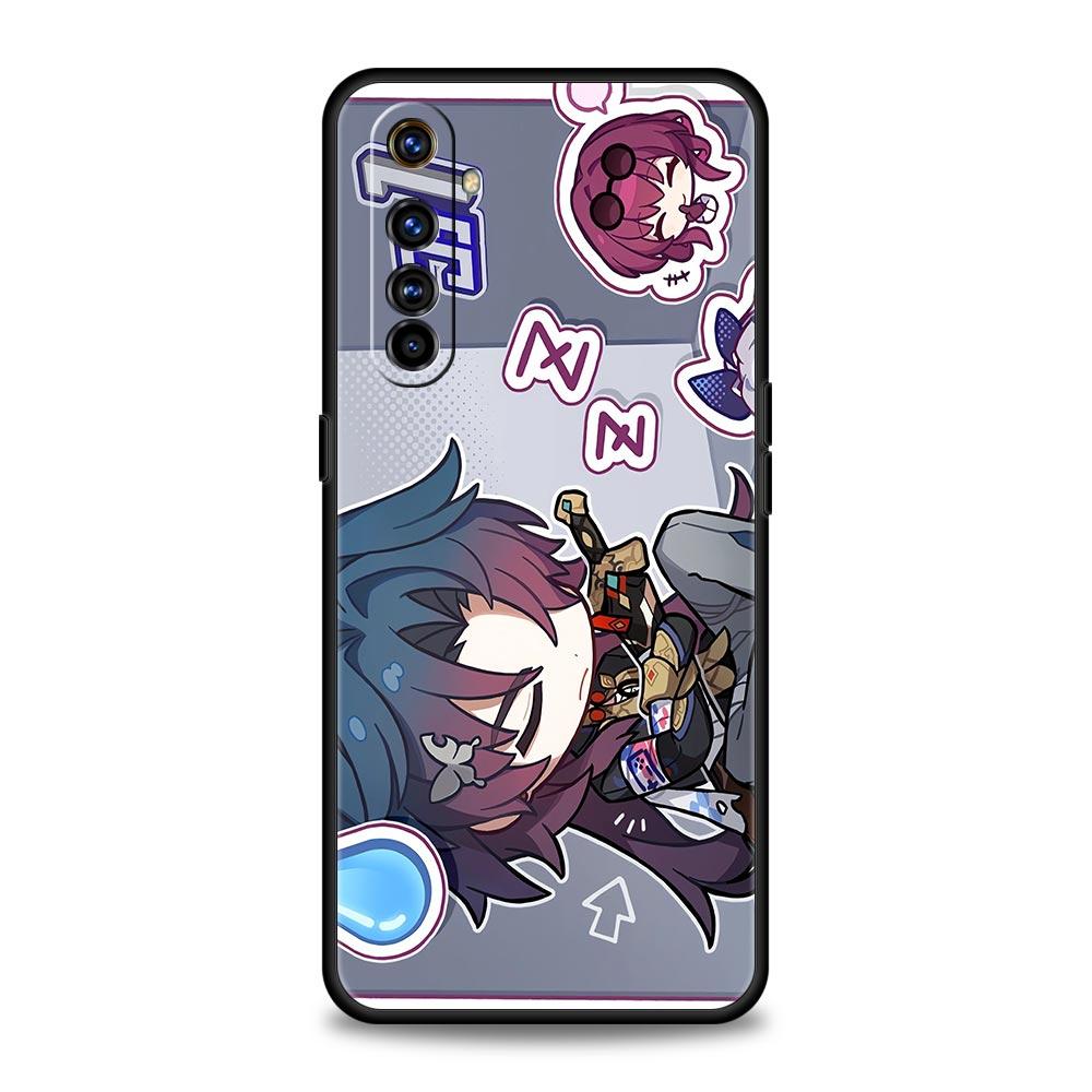 For Realme GT Neo 2 3 3T 5 Phone Case 12 11 5G 10 9 8 5G 7 6 GT5 GT3 GT2 Pro C21 C11 C25 C35 Cover Game Honkai Star Rail Anime