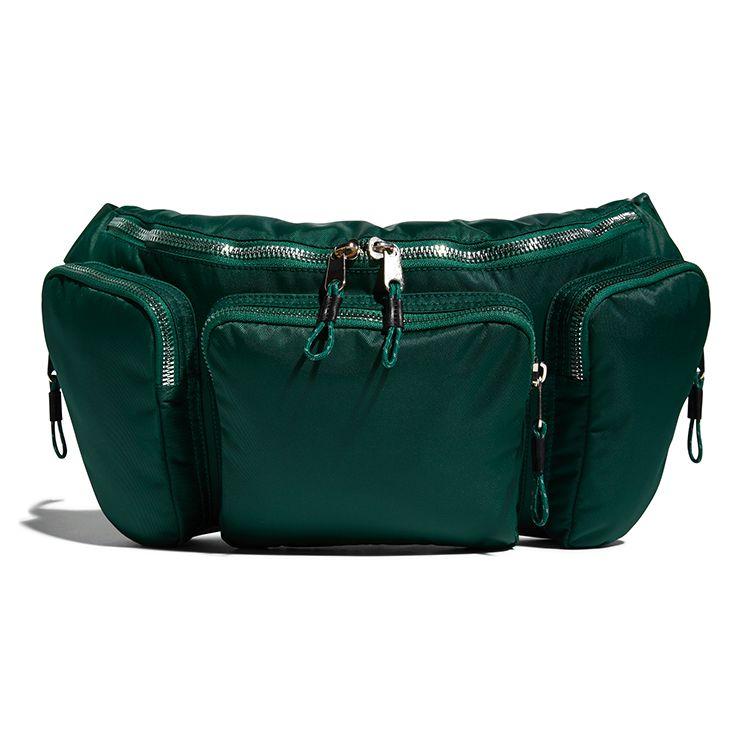 Adidas Ivy Park Oversized Fanny Pack Unisex Bags Dark-Green GV0005 Dark Green