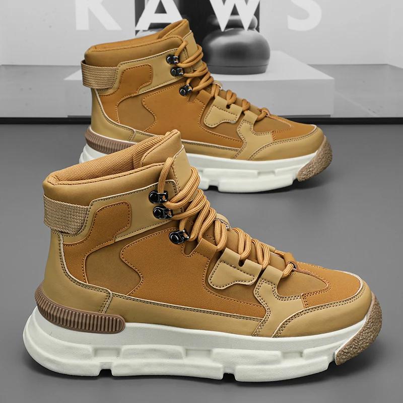 Fashion Designer Loafers Shoes Chunky Sneaker Fashion Casual Microfiber Leather Running Shoes Breathable Color Block Non-slip Shoes