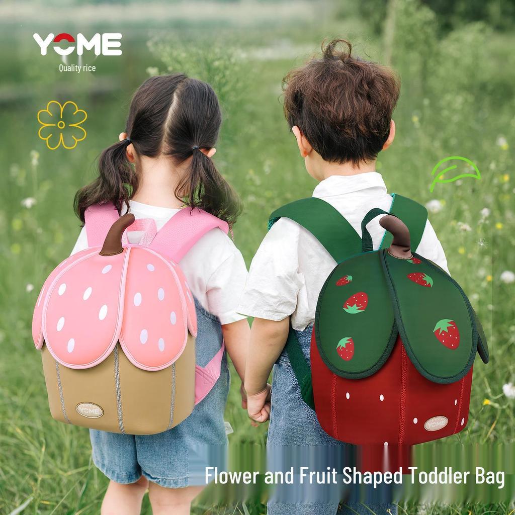 Yome Cute Design Lightweight Backpack for Toddlers - Ideal for Kindergarten, Outdoor Adventures, Boys & Girls