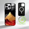Etui na telefon H-hill dla iPhone 17 16 15 14 13 12 Pro Max Plus z lustrzaną osłoną, magnetyczną, do ładowania bezprzewodowego