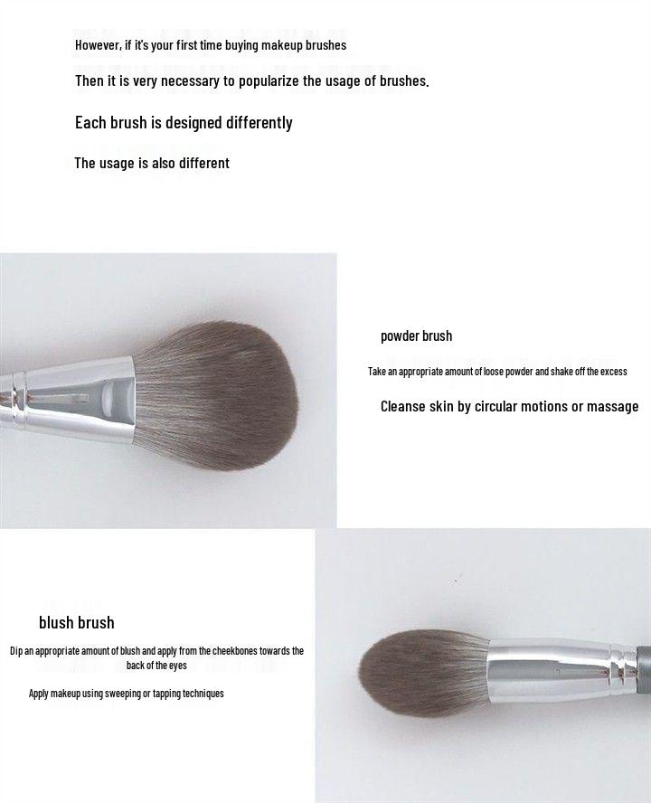 14-Piece Soft Makeup Brush Set: Includes Powder, Blush, Highlighter, and Eyeshadow Brushes in Portable Colors.