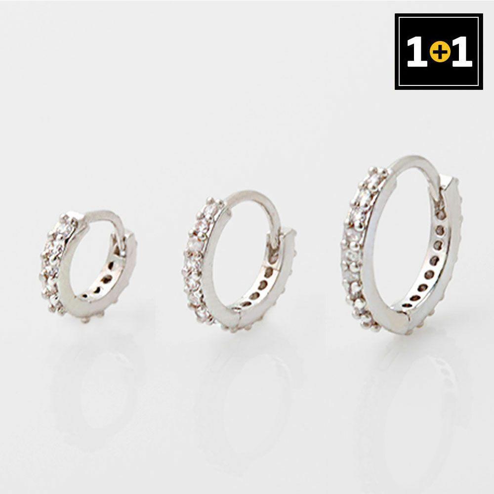 [Merry-Grin] 1+1 Cubic Ring Piercing Summer Ring (Choose 1 of 3 types) (Single Side Sold)