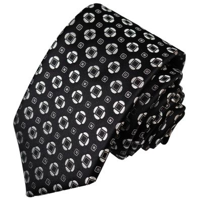 Michiko London Vázaná látka s podšívkou pro značku Made in KOSHINO Komon nemačkavý objem, Japonsko, Kravata, Vzor, 100% hedvábí, Unisex, MKJ-042