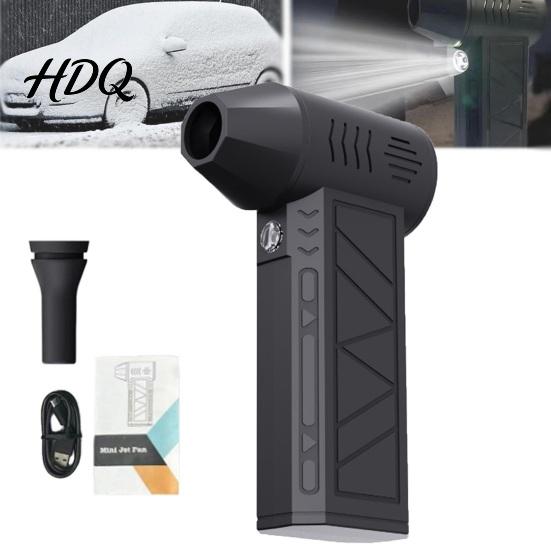 Snow Removal Tool Mini Electric with LED High Cordless Duster Turbo Blower Handheld Speed Duct Fan 3