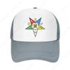 Honduras Flags and Rose Baseball Cap Trucker Hat for Unisex and Women Adjustable Outdoor Mesh Snapback Hat Gray