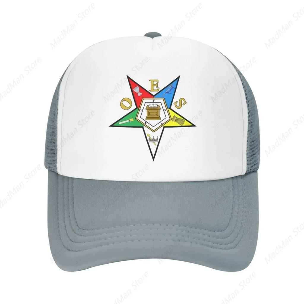 Honduras Flags and Rose Baseball Cap Trucker Hat for Unisex and Women Adjustable Outdoor Mesh Snapback Hat Gray